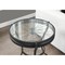 Monarch Specialties Accent Table - 22"Dia / Black With Tempered Glass I 2140 - alternate 6